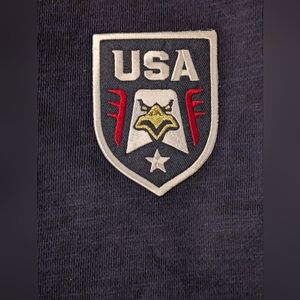 Under Armour USA Bomber Jacket | Zip Up | Navy Red | Youth XL / Adult Small